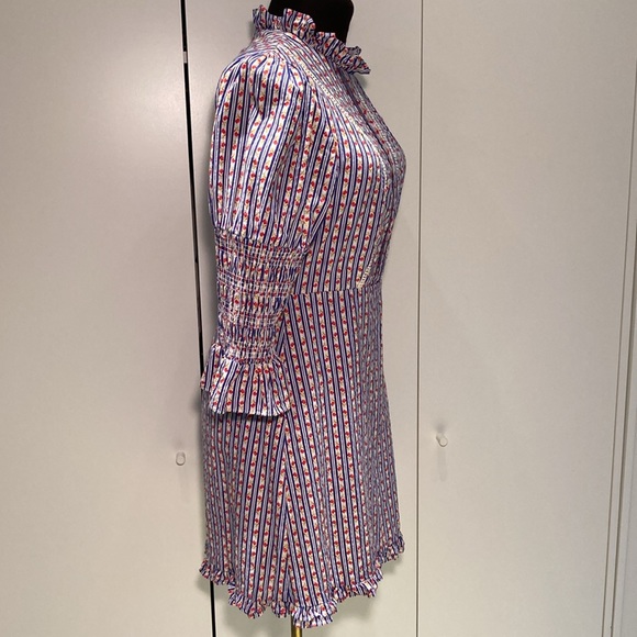 Laura Ashley + Urban Outfitters Maisy mock neck dress floral M - Picture 3 of 16